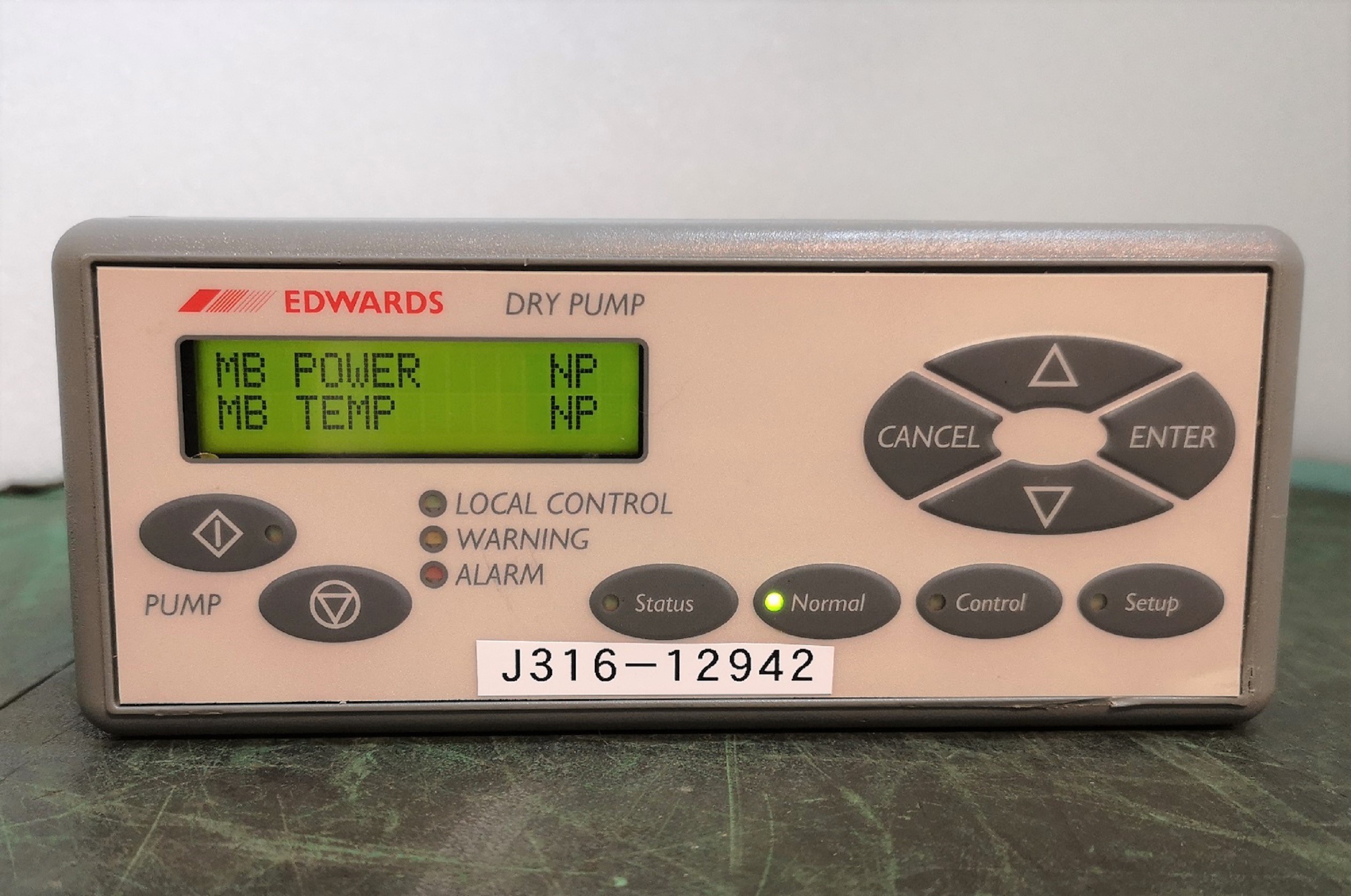 スクエアターミナル 12942 EDWARDS DRY PUMP DISPLAY TERMINAL CONTROLLER D37237000 | eBay